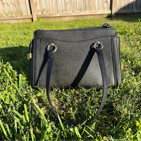 Coach Black Kailey Carryall Satchel Crossbody Bag - Picture 4 of 16